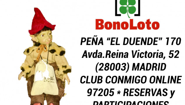 Décimo Bonoloto del sorteo Bonoloto