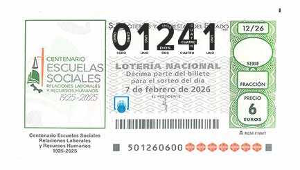 Décimo 01241 del sorteo 12-07/02/2026 Sábado