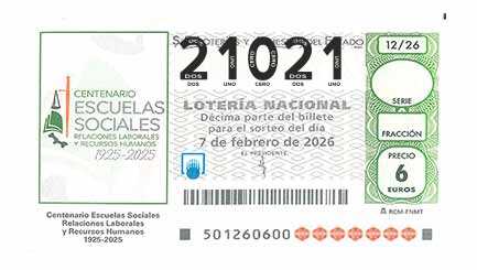 Décimo 21021 del sorteo 12-07/02/2026 Sábado