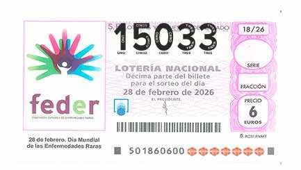 Décimo 15033 del sorteo 18-28/02/2026 Sábado