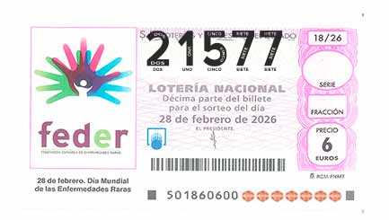 Décimo 21577 del sorteo 18-28/02/2026 Sábado