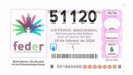 Décimo 51120 del sorteo 18-28/02/2026 Sábado