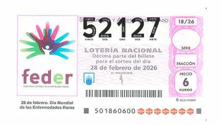 Décimo 52127 del sorteo 18-28/02/2026 Sábado