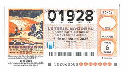 Décimo 01928 del sorteo 20-07/03/2026 Sábado