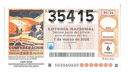 Décimo 35415 del sorteo 20-07/03/2026 Sábado