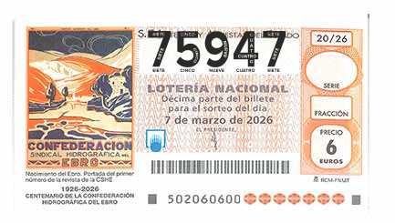 Décimo 75947 del sorteo 20-07/03/2026 Sábado