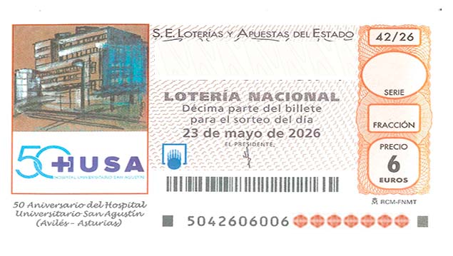 Décimo 98932 del sorteo 42-23/05/2026 Sábado