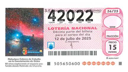 Décimo 42022 del sorteo 56-12/07/2025 Sábado