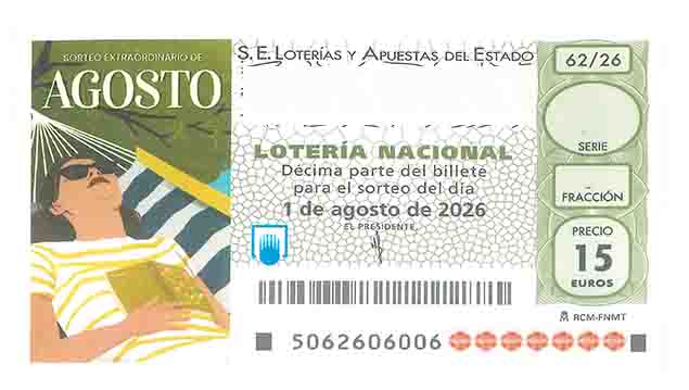 Décimo 50210 del sorteo 62-01/08/2026 Sábado