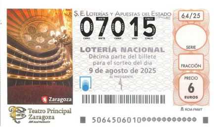 Décimo 07015 del sorteo 64-09/08/2025 Sábado