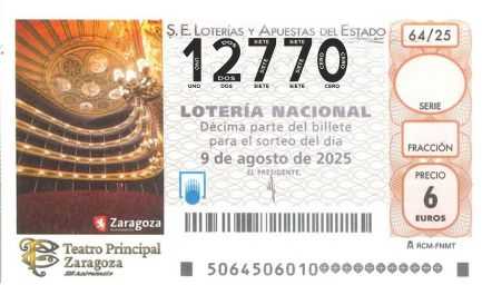 Décimo 12770 del sorteo 64-09/08/2025 Sábado