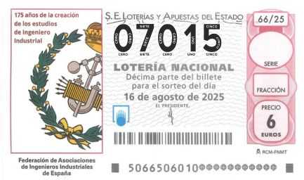 Décimo 07015 del sorteo 66-16/08/2025 Sábado