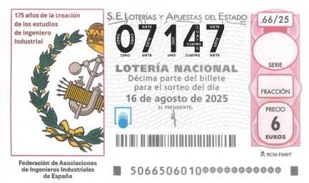 Décimo 07147 del sorteo 66-16/08/2025 Sábado
