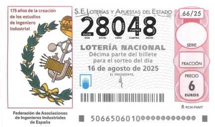 Décimo 28048 del sorteo 66-16/08/2025 Sábado