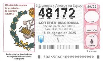 Décimo 48172 del sorteo 66-16/08/2025 Sábado