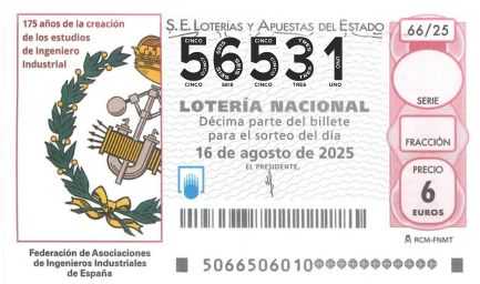 Décimo 56531 del sorteo 66-16/08/2025 Sábado