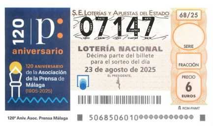Décimo 07147 del sorteo 68-23/08/2025 Sábado