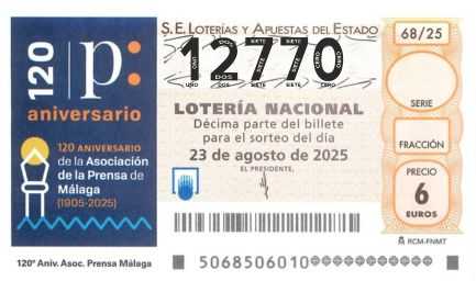 Décimo 12770 del sorteo 68-23/08/2025 Sábado