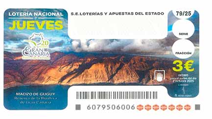 Décimo 42616 del sorteo 79-02/10/2025 Jueves