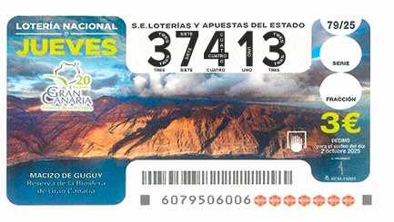 Décimo 37413 del sorteo 79-02/10/2025 Jueves