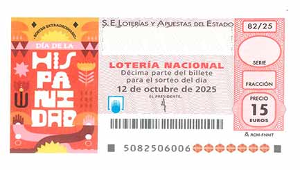 Décimo 14217 del sorteo 82-12/10/2025 Sábado