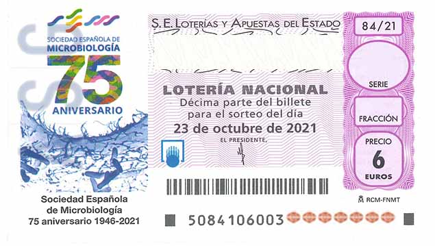 Décimo 87013 del sorteo 84-23/10/2021 Sábado