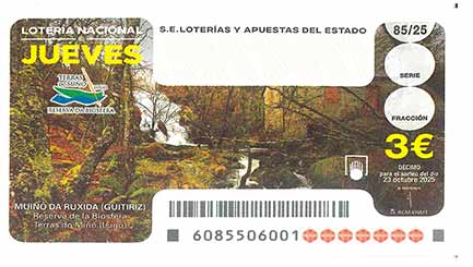 Décimo 16514 del sorteo 85-23/10/2025 Jueves