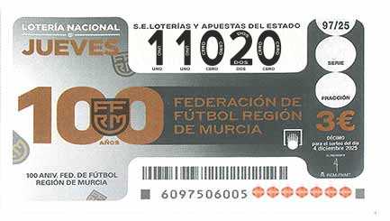 Décimo 11020 del sorteo 97-04/12/2025 Jueves