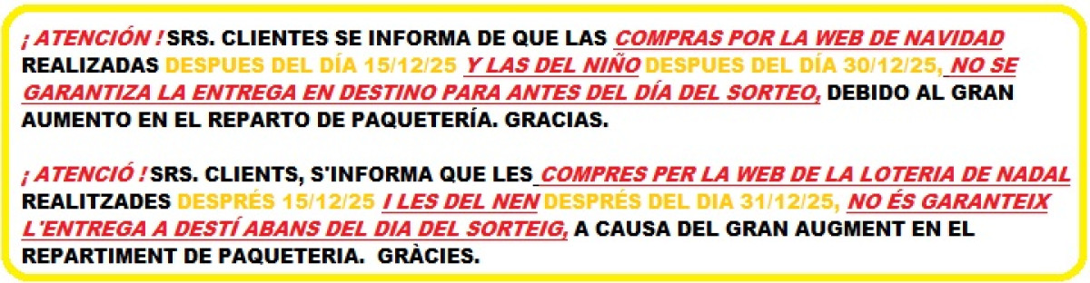    Imagen 1 para promocionar la tienda LOTERIA SAGARRULL, S. L.