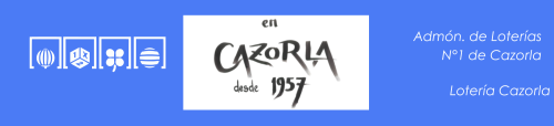 Ir a página principal. Lotería Cazorla